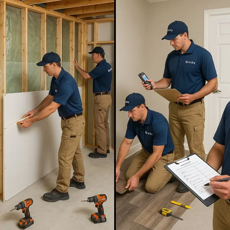 Repairs and Reconstruction process in East Hazel Crest, IL