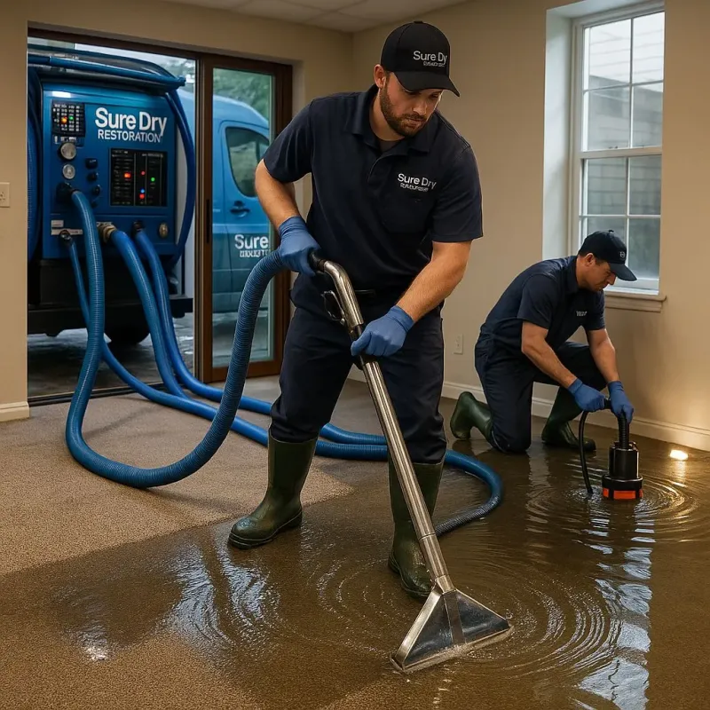 Water Extraction and Removal process in East Hazel Crest, IL